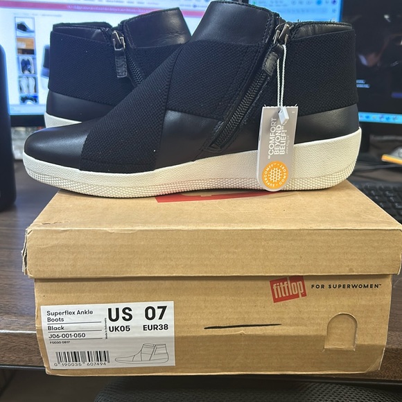 Fitflop Womens 'Superflex' Ankle Slip on Boots - Picture 5 of 5